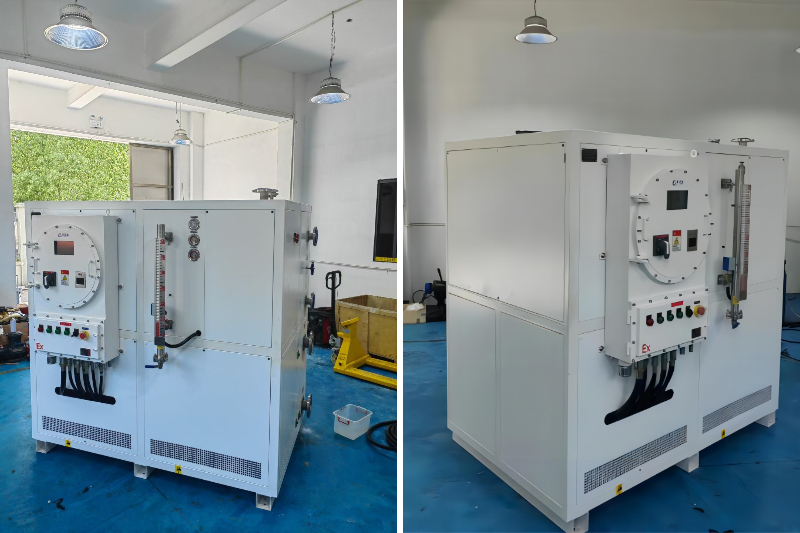 上海某化工公司采购的50℃~300℃防爆加热控温装置出厂发货 图1